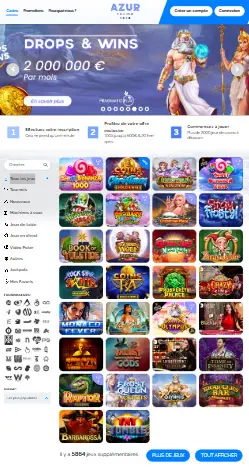 l'application et interface Gemo Bet Casino